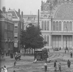 Weteringschans: nog geen bebouwing maar een hek (links op de foto).
<br/>
Jacob Olie (Beeldbank gemeentearchief Amsterdam), 1891